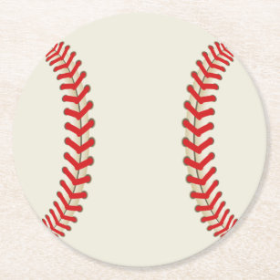 Porta-copo De Papel Redondo Tema de Esporte Baseball