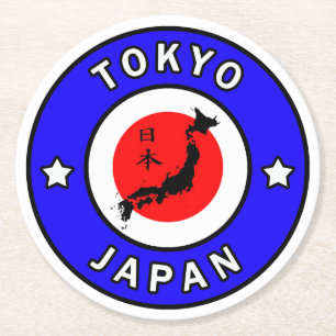 Porta-copo De Papel Redondo Tóquio Japão