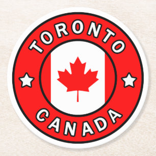 Porta-copo De Papel Redondo Toronto Canadá