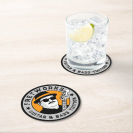 Porta-copo De Papel Redondo Tuição de Violão e Bass - Fret Works