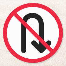 U Transformar Sinal Proibido | Portas copos redond