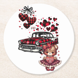 PORTA-COPO DE PAPEL REDONDO UM AMOR DE VALENTINE CLÁSSICO PARA VOCÊ 2