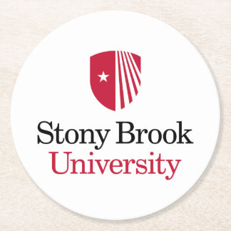 Porta-copo De Papel Redondo Universidade Stony Brook | Marca nominativa