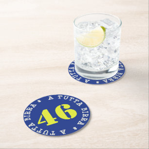 PORTA-COPO DE PAPEL REDONDO VALENTINO A TUTTA BIRRA - SOTTOBICCHIERI