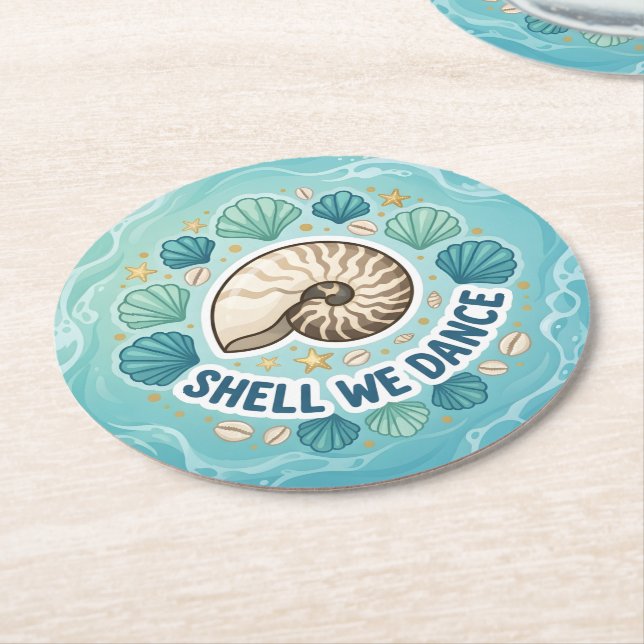 Porta-copo De Papel Redondo Vamos Dançar (Angulado)