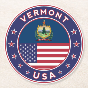 Porta-copo De Papel Redondo Vermont