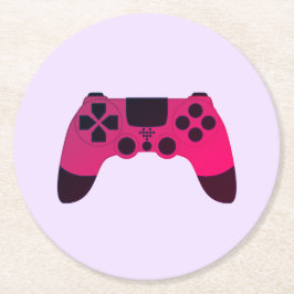 Porta-copo De Papel Redondo Videos games de controladora de jogos Jogador de N