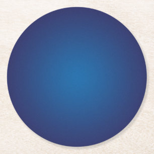 Porta-copo De Papel Redondo Vinheta Cinzenta Azul Escuro