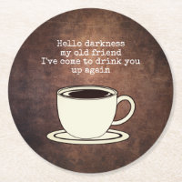 Vintage Coffee Lover Engraçado Cotação