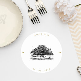 Porta-copo De Papel Redondo Wedding Coaster with Warm Bokeh Lights