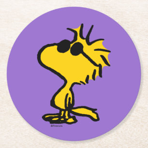 Porta-copo De Papel Redondo Woodstock In Sunglasses