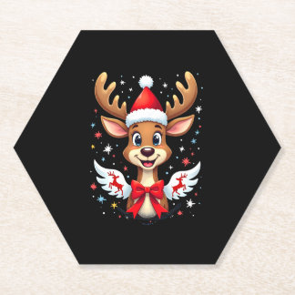 Porta-copo De Papel Reindeer de natal (3)
