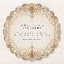 Renda vintage casamento country marfim taupe