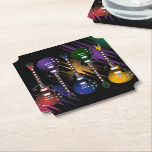 Porta-copo De Papel Reproduzir Guitarras