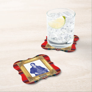 Porta-copo De Papel Robert Burns Royal Stewart Xadrez Jan 25 Cocktail