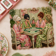 Roper Romp Mahjong Festa Coaster