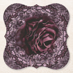 Porta-copo De Papel Rosa Mandala