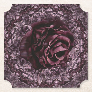 Porta-copo De Papel Rosa Mandala