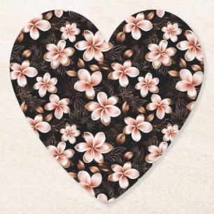 Porta-copo De Papel Rosa Rosa Rosa Rosa Dourada, Rosa Negra