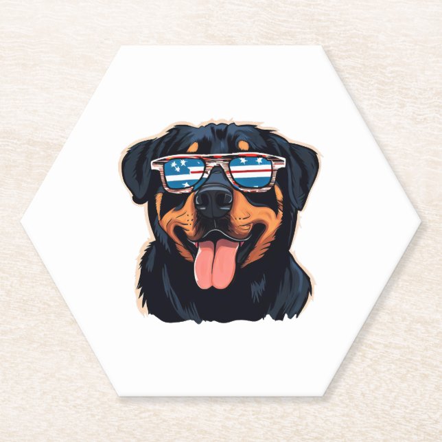 Porta-copo De Papel Rottweiler (Frente)