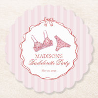 Roupas Íntimas de Coração Rosa e Vermelho Festa de