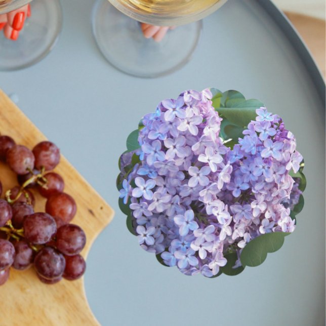 Porta-copo De Papel Roxo Lilac Blooms Floral (In Situ Wedding)