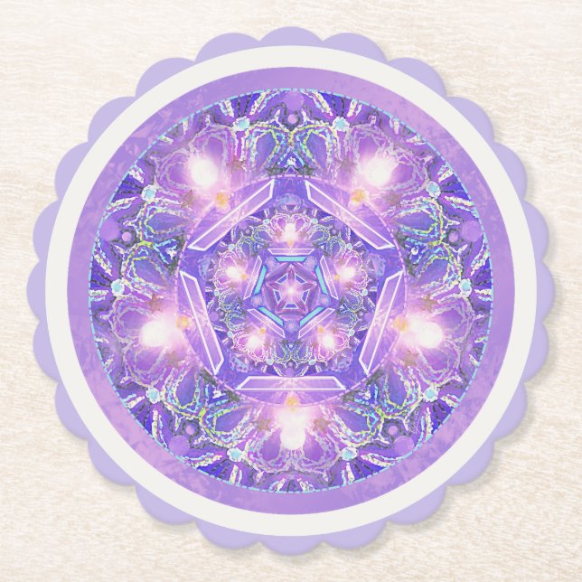 Porta-copo De Papel Roxo W1 (Frente)