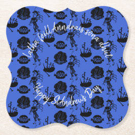 Porta-copo De Papel Rua Feliz Andrew Day Haggis Bagpipe Nessie Bracket