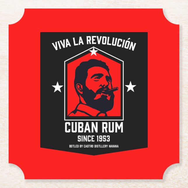 Porta-copo De Papel Rum Drinkers em Cubo (Frente)