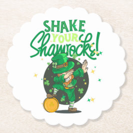 Porta-copo De Papel Sacuda o seu trevo, dia de São Patrício, Slainte