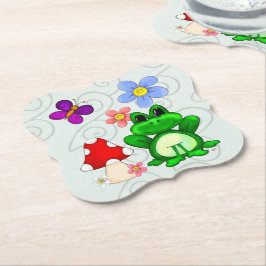 Porta-copo De Papel Sapo Feliz No RICO Primavera