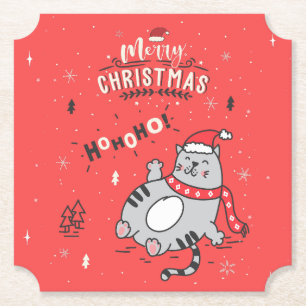 Porta-copo De Papel Saudações de Natal bonitas e Engraçadas