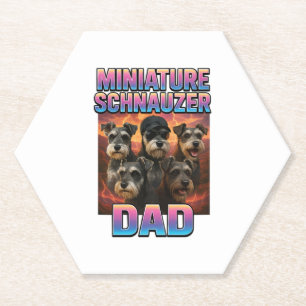 Porta-copo De Papel Schnauzer Miniatura