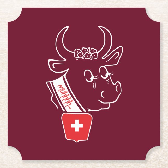 Porta-copo De Papel Schweiz Suisse Svizzera Svizra Switzerland (Frente)