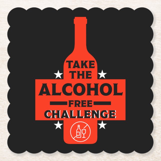 Porta-copo De Papel Sem Álcool E Sóbrio (Frente)