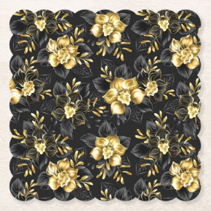 Porta-copo De Papel Sem costura com orquídeas de joias