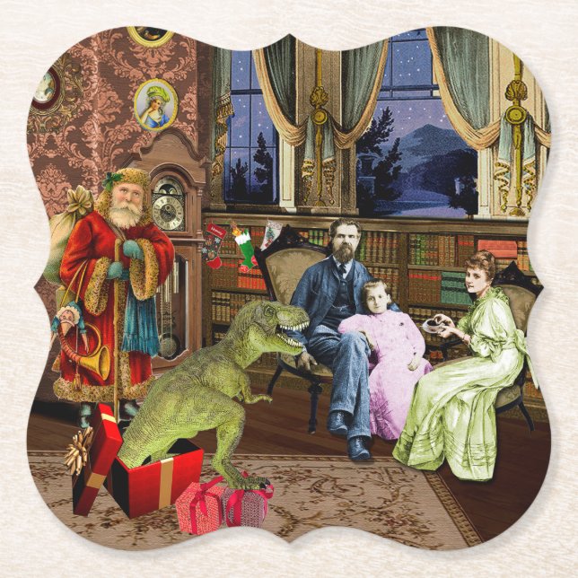 Porta-copo De Papel  Seu Primeiro T-Rex (Frente)