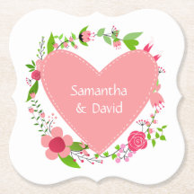 Seu(s) nome(s) em uma porta copos de papel do cora