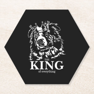 Porta-copo De Papel Shepherd King of All dog pai