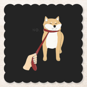 Porta-copo De Papel Shiba inu design engraçada para cães não