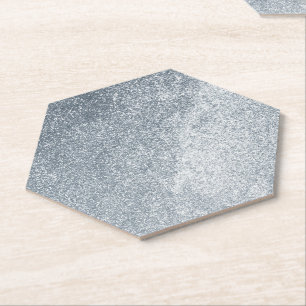 Porta-copo De Papel Silver Stone Gary Dourado Marble Purple Glitter