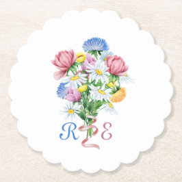 Porta-copo De Papel Simple Garden Spring Daisy Wildflower Minimal
