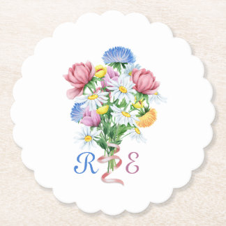 Porta-copo De Papel Simple Garden Spring Daisy Wildflower Minimal