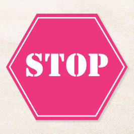 Porta-copo De Papel Sinais de Interrupção de Transporte