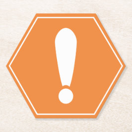 Porta-copo De Papel Sinal de Precauções de Transporte