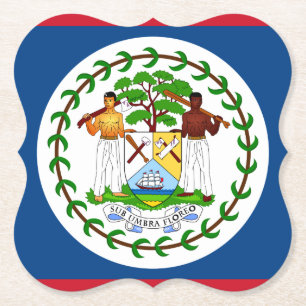 Porta-copo De Papel Sinalizador de Belize