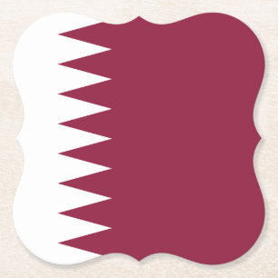 Porta-copo De Papel Sinalizador do Qatar