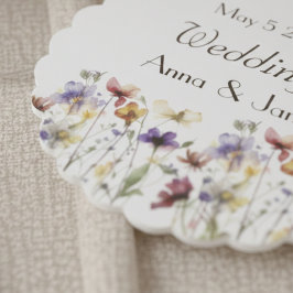 Porta-copo De Papel Sinfonia de Flores Silvestres: Arte Vibrante em Aq