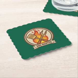 Porta-copo De Papel Smokin' Good BBQ & Grill Grelhados Vintage Retro