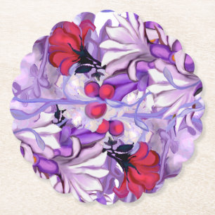 Porta-copo De Papel Sol roxo Fada